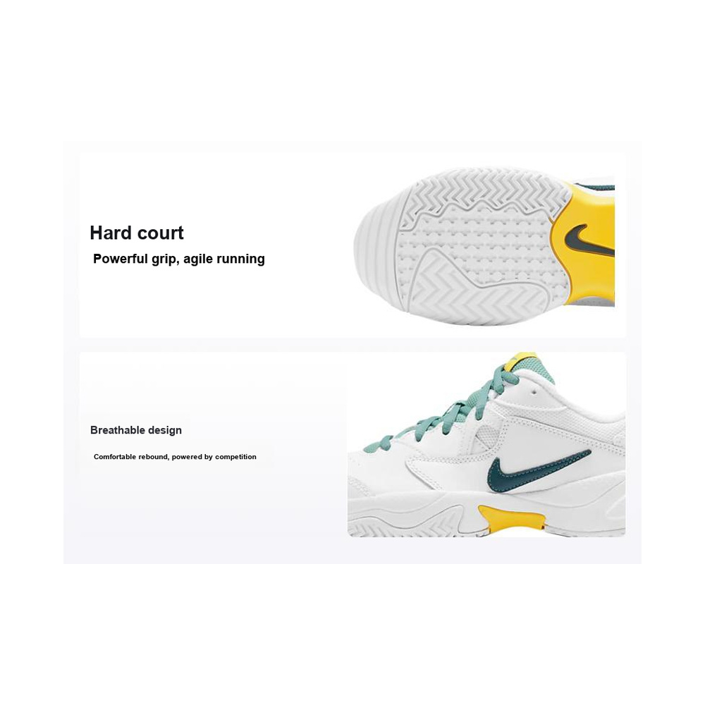 Nike Court Lite 2 'White / Summit White / Gum Light Brown / Black' Женские