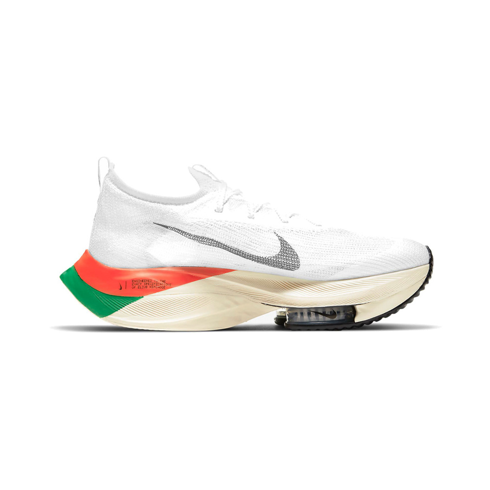 Nike Air Zoom Alphafly 'White / Pure Platinum / Metallic Silver / Dark Obsidian' Мужские