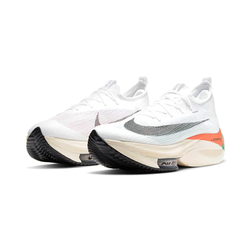 Nike Air Zoom Alphafly 'White / Pure Platinum / Metallic Silver / Dark Obsidian' Мужские