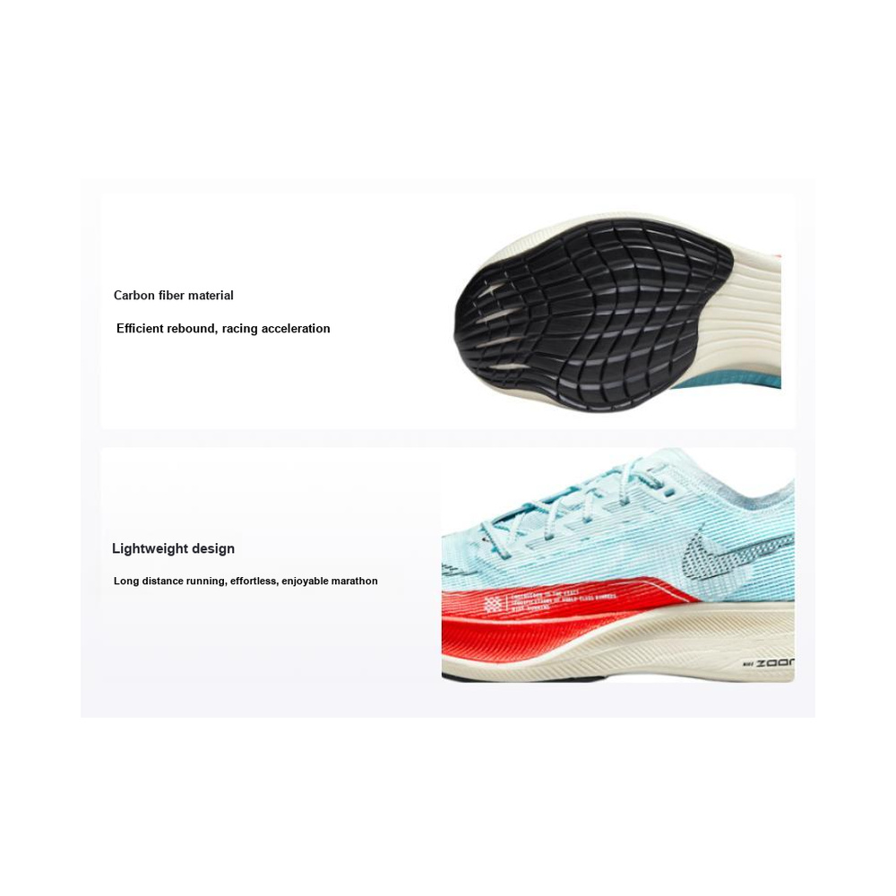 Nike Zoomx Vaporfly 'White / Light Smoke Grey / Metallic Silver' Мужские