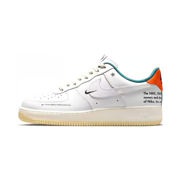 Nike Air Force 1 'White / Gum Light Brown / Blue Beyond' Мужские