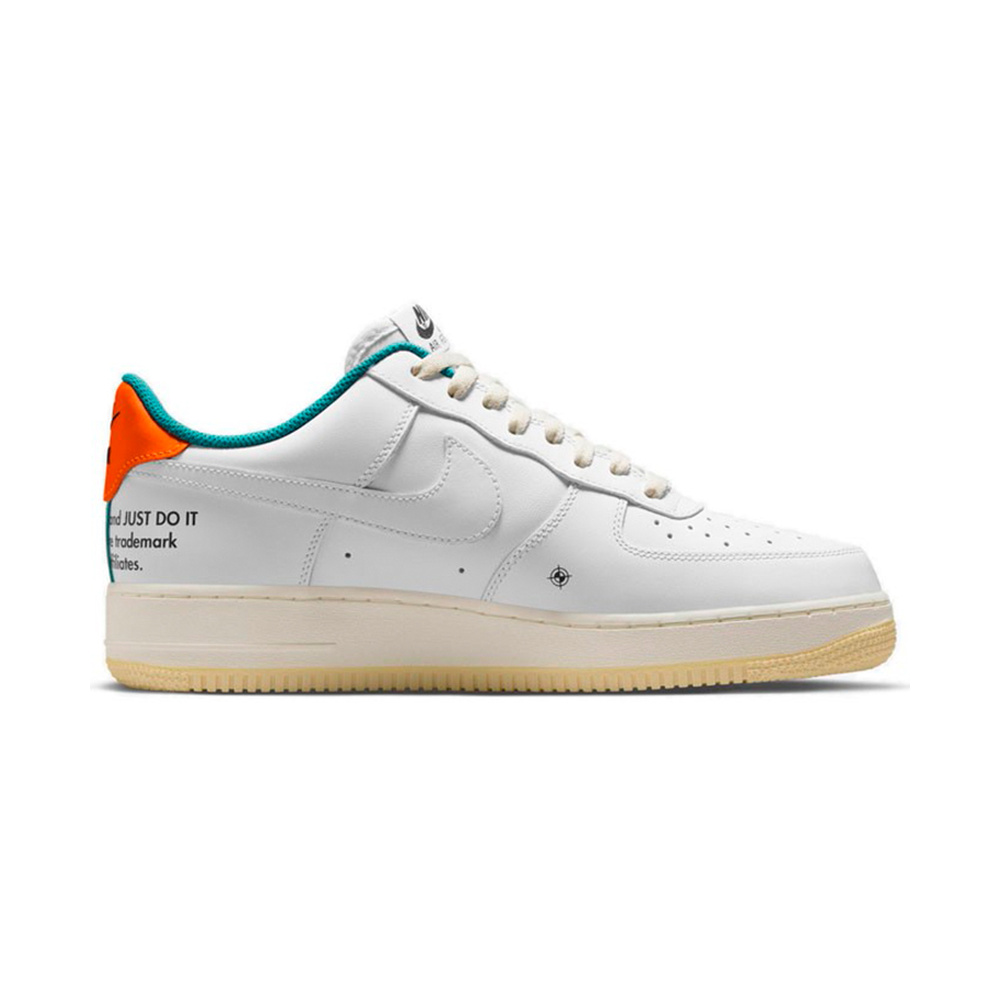 Nike Air Force 1 'White / Gum Light Brown / Blue Beyond' Мужские