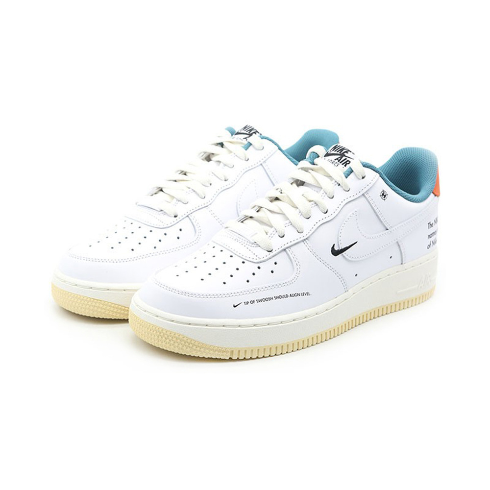 Nike Air Force 1 'White / Gum Light Brown / Blue Beyond' Мужские