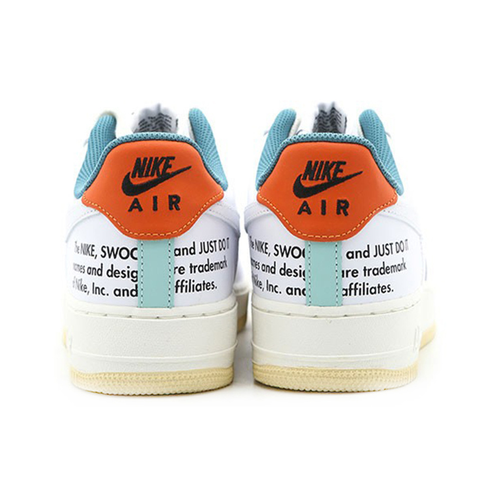 Nike Air Force 1 'White / Gum Light Brown / Blue Beyond' Мужские