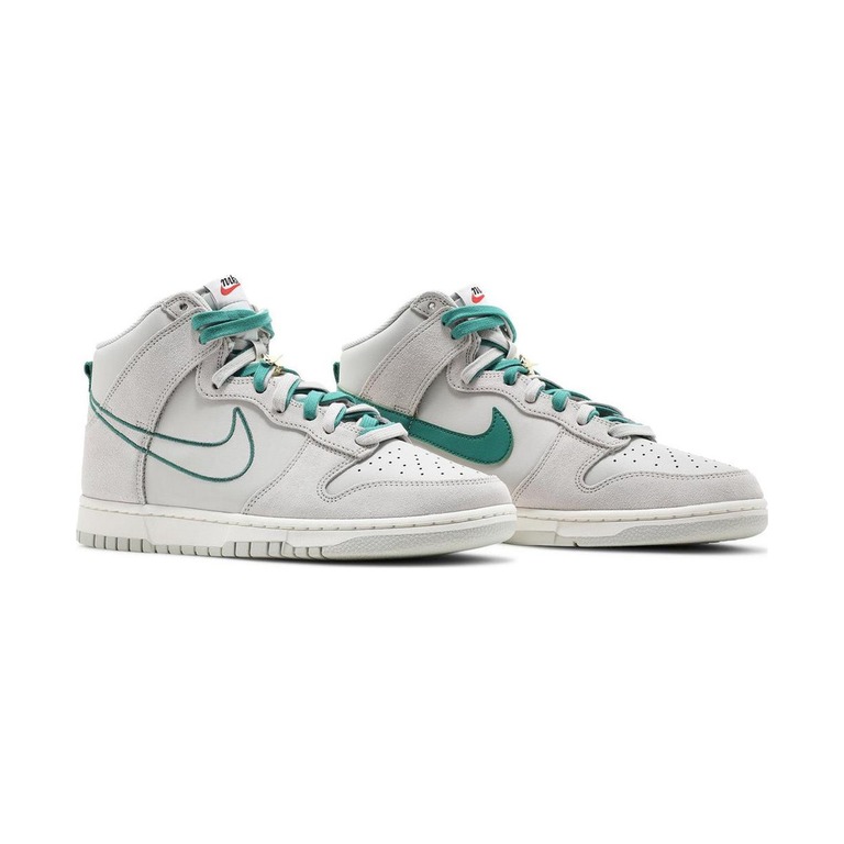 Nike Dunk High 'Black / Hyper Crimson / White / Chrome' Мужские