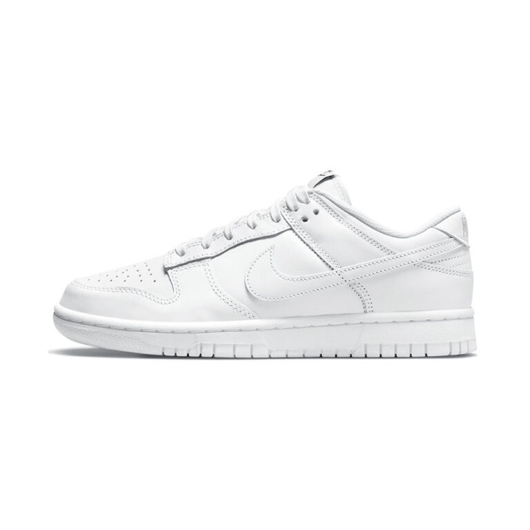 Nike Dunk Low 'White / Metallic Silver / Hydrogen Blue / White' Женские