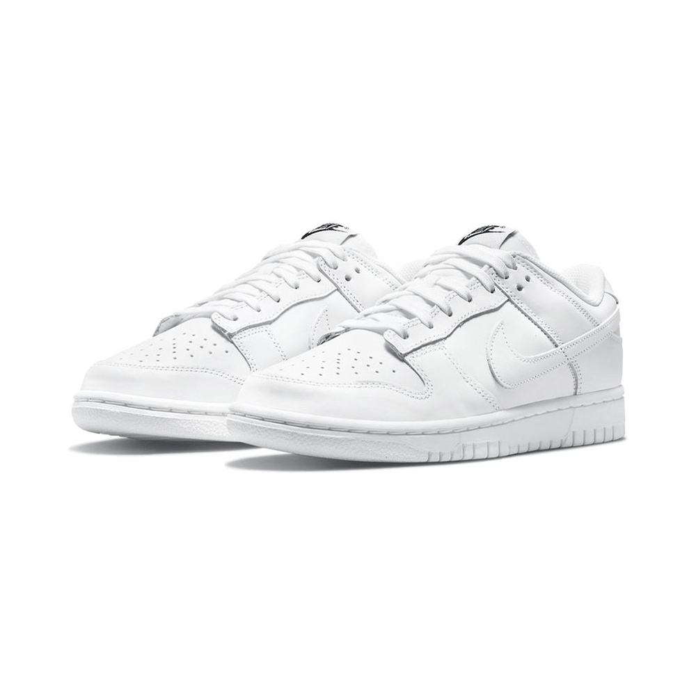 Nike Dunk Low 'White / Metallic Silver / Hydrogen Blue / White' Женские
