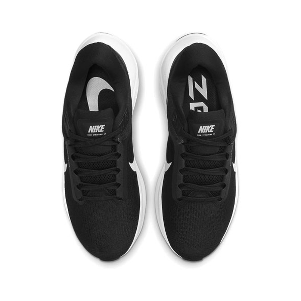 Nike Zoom Structure 24 'Black / Grey Fog / Laser Orange / White' Женские