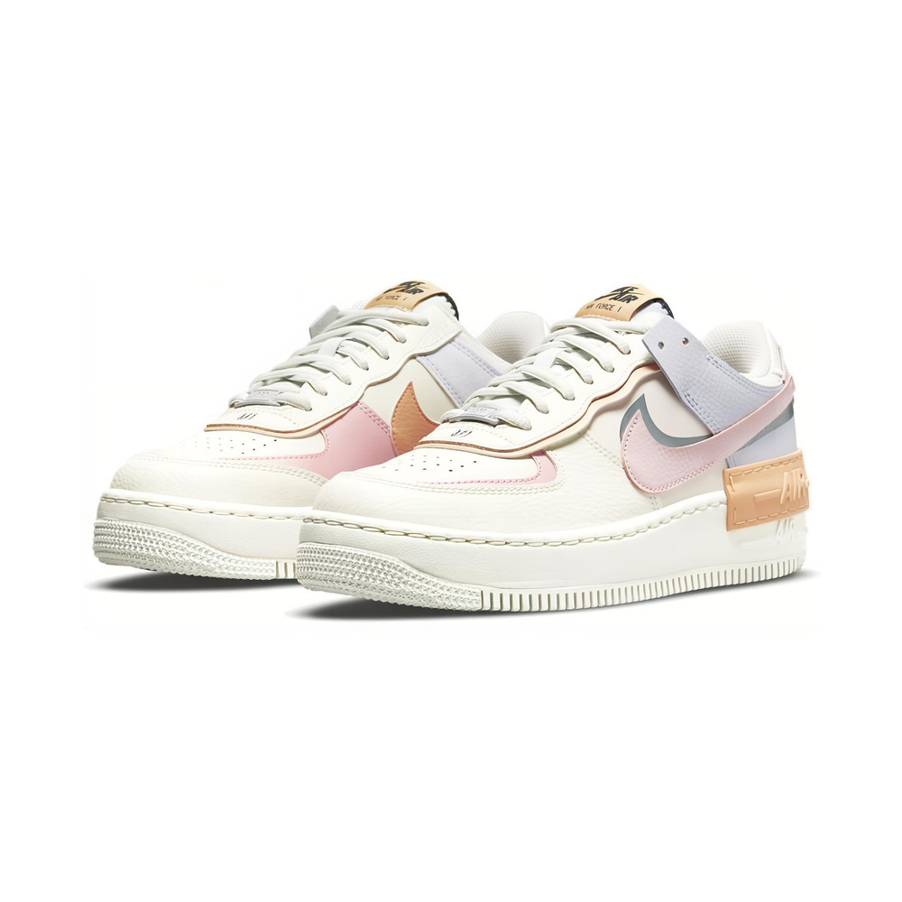 Nike Air Force 1 'Football Grey / Ghost / White / Tropical Pink' Женские