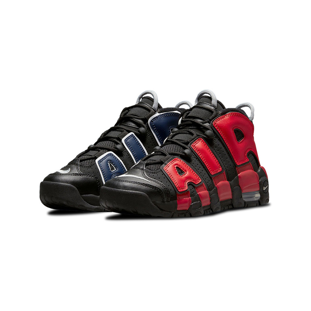 Nike Air More Uptempo 'Light Smoke Grey / Photon Dust / Hyper Crimson / Chrome' Мужские