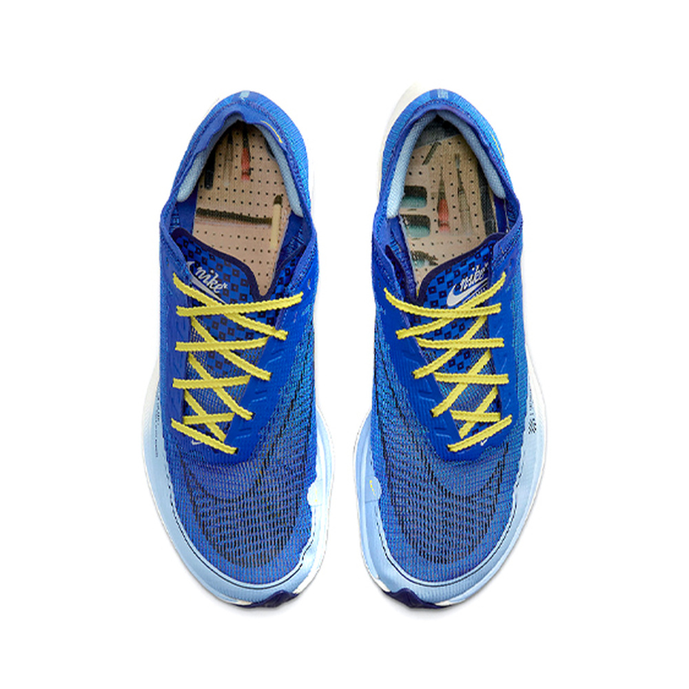 Nike Zoomx Vaporfly 'Obsidian / Lime Blast / Polar / Pink Foam' Мужские