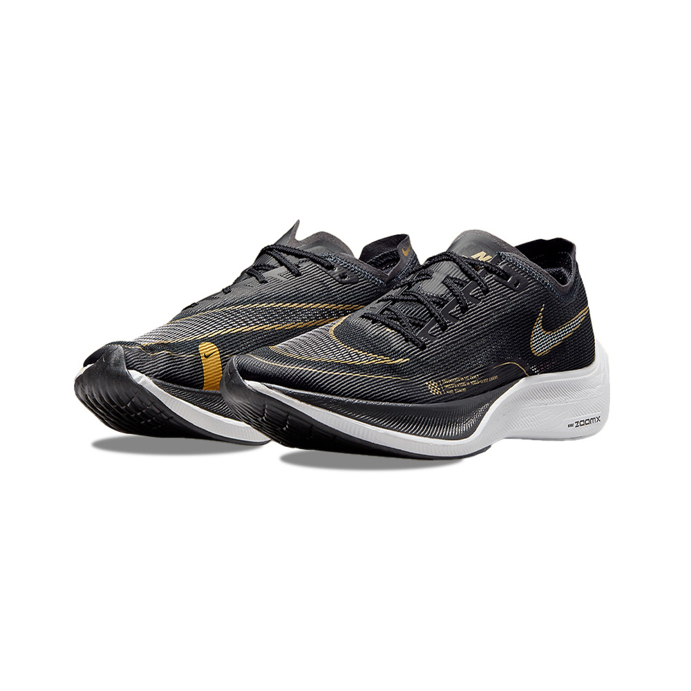 Nike Zoomx Vaporfly 'Obsidian / Lime Blast / Polar / Pink Foam' Женские