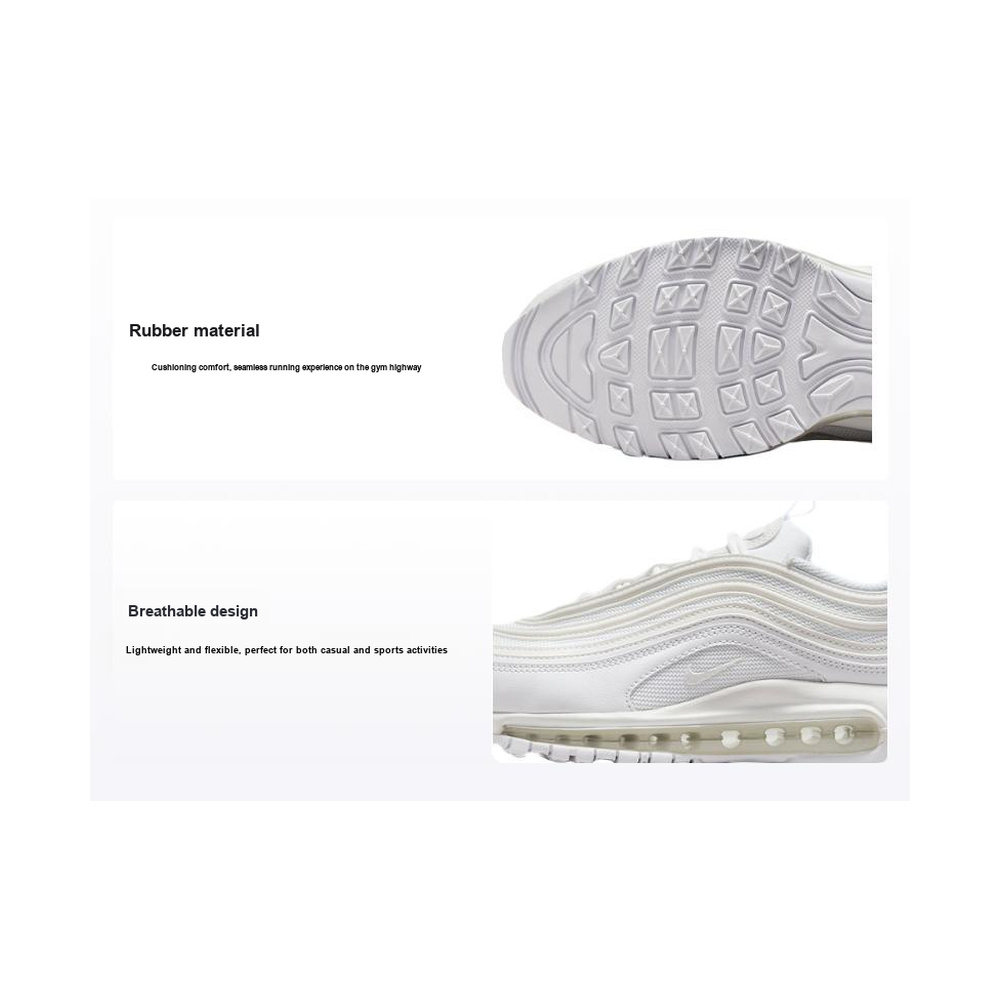 Nike Air Max 97 'Chalk / Gum Light Brown / Black / Coconut Milk' Женские