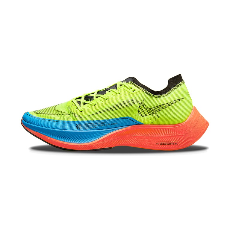 Nike Zoomx Vaporfly 'Obsidian / Lime Blast / Polar / Pink Foam' Мужские