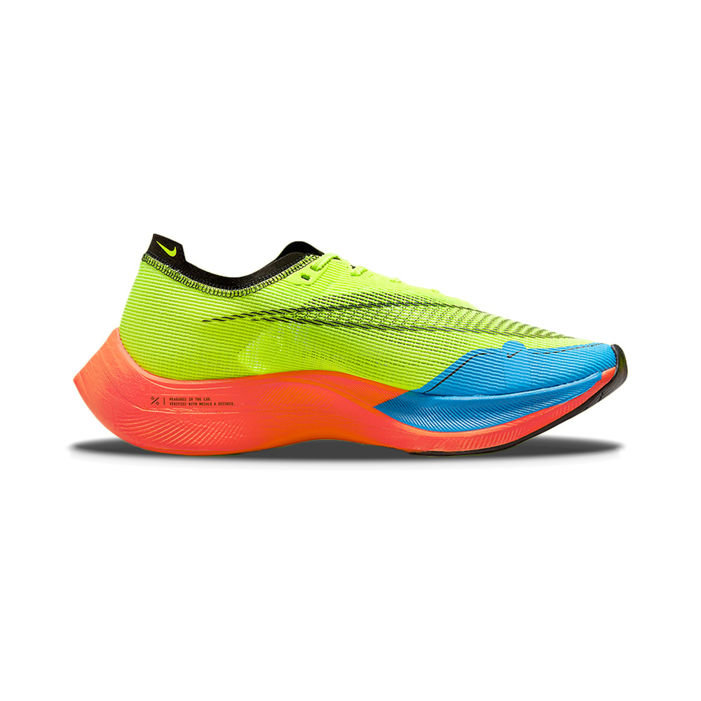 Nike Zoomx Vaporfly 'Obsidian / Lime Blast / Polar / Pink Foam' Мужские
