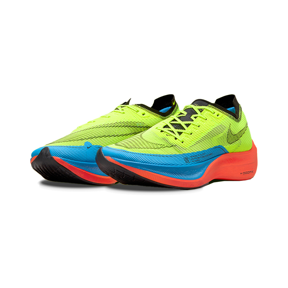 Nike Zoomx Vaporfly 'Obsidian / Lime Blast / Polar / Pink Foam' Мужские