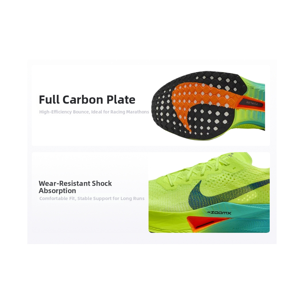 Nike Zoomx Vaporfly Next% 3 'Black / Obsidian / Bright Crimson / Orange Pulse' Мужские