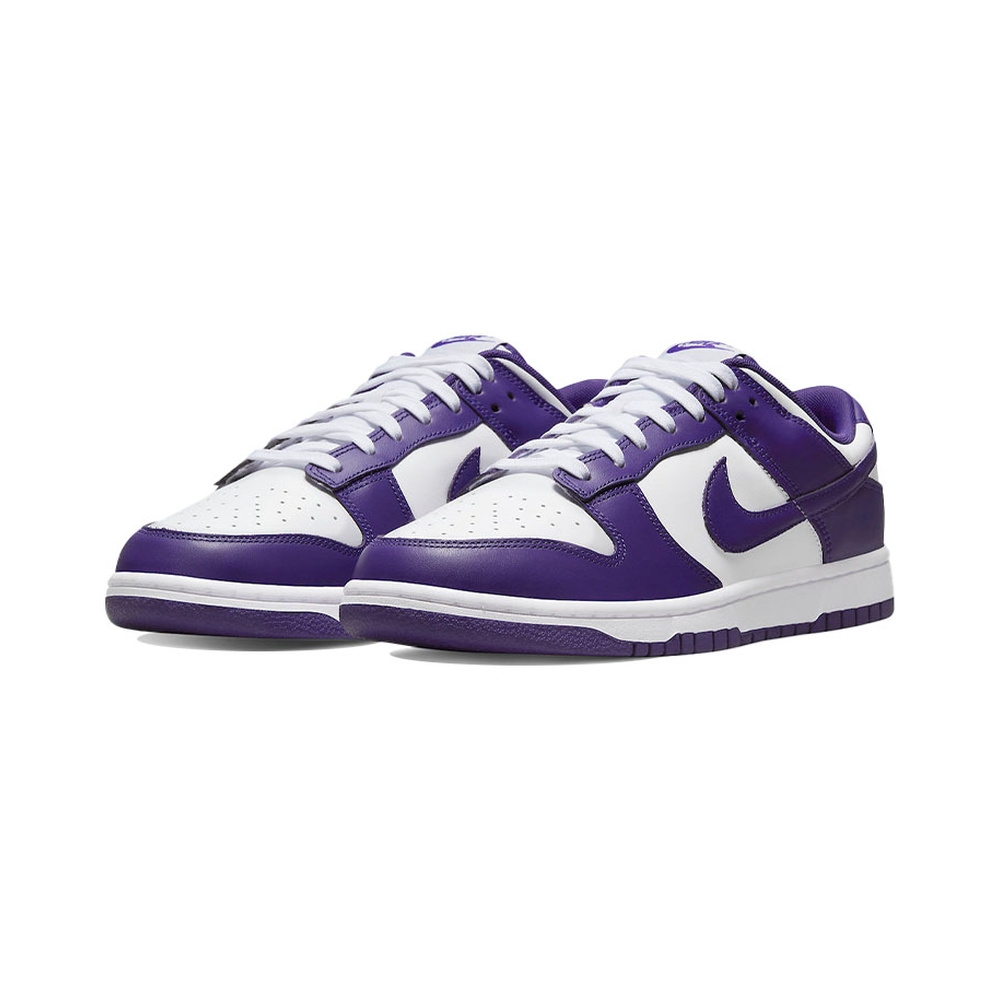 Nike Dunk Low 'White / Court Purple / Court Purple' Мужские