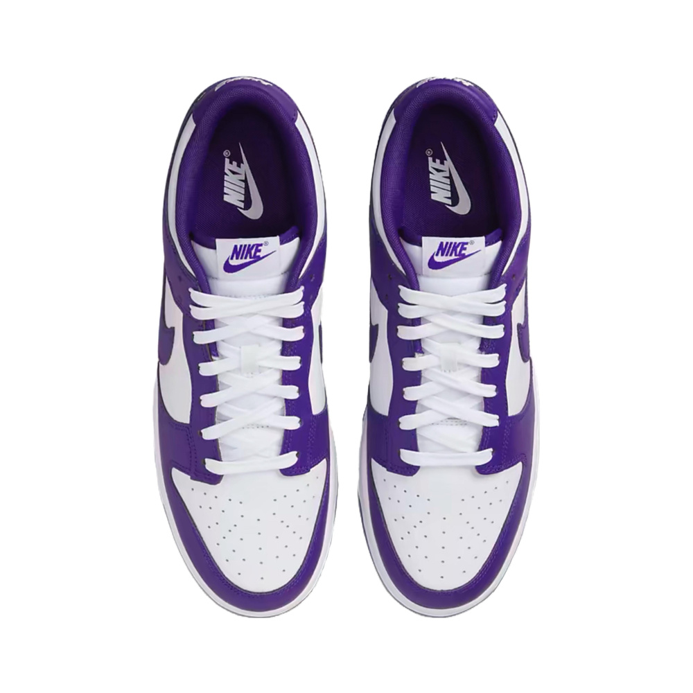 Nike Dunk Low 'White / Court Purple / Court Purple' Мужские