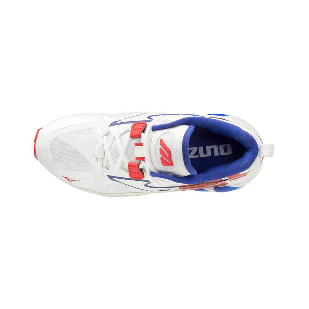 Mizuno Wave Rider 1 'White Red Blue' Мужские