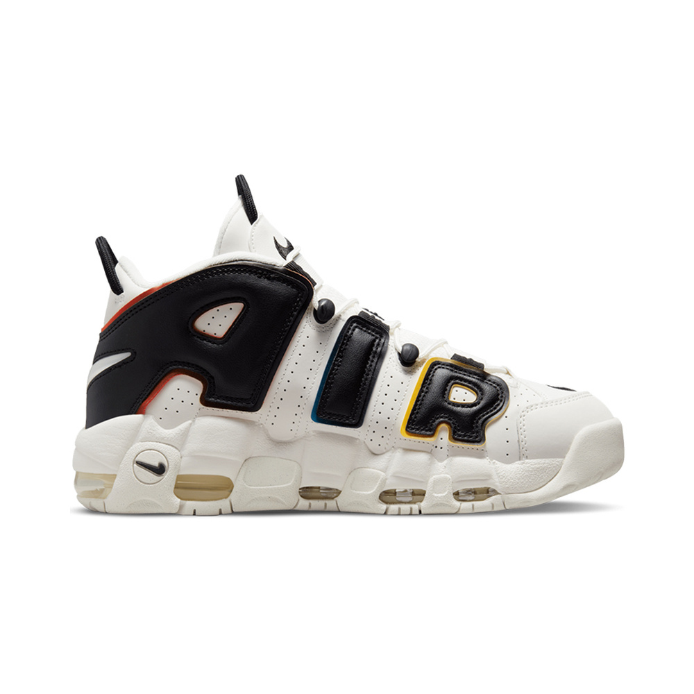 Nike Air More Uptempo 'Black / Dark Smoke Grey / White' Мужские