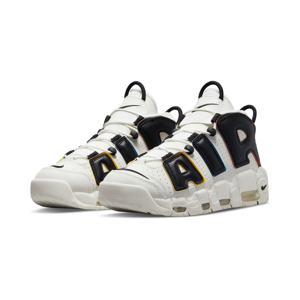Nike Air More Uptempo 'Black / Dark Smoke Grey / White' Мужские