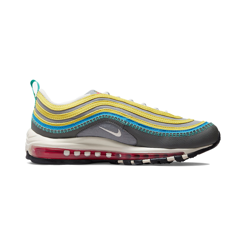 Nike Air Max 97 'Black / Hyper Crimson / White / Chrome' Мужские