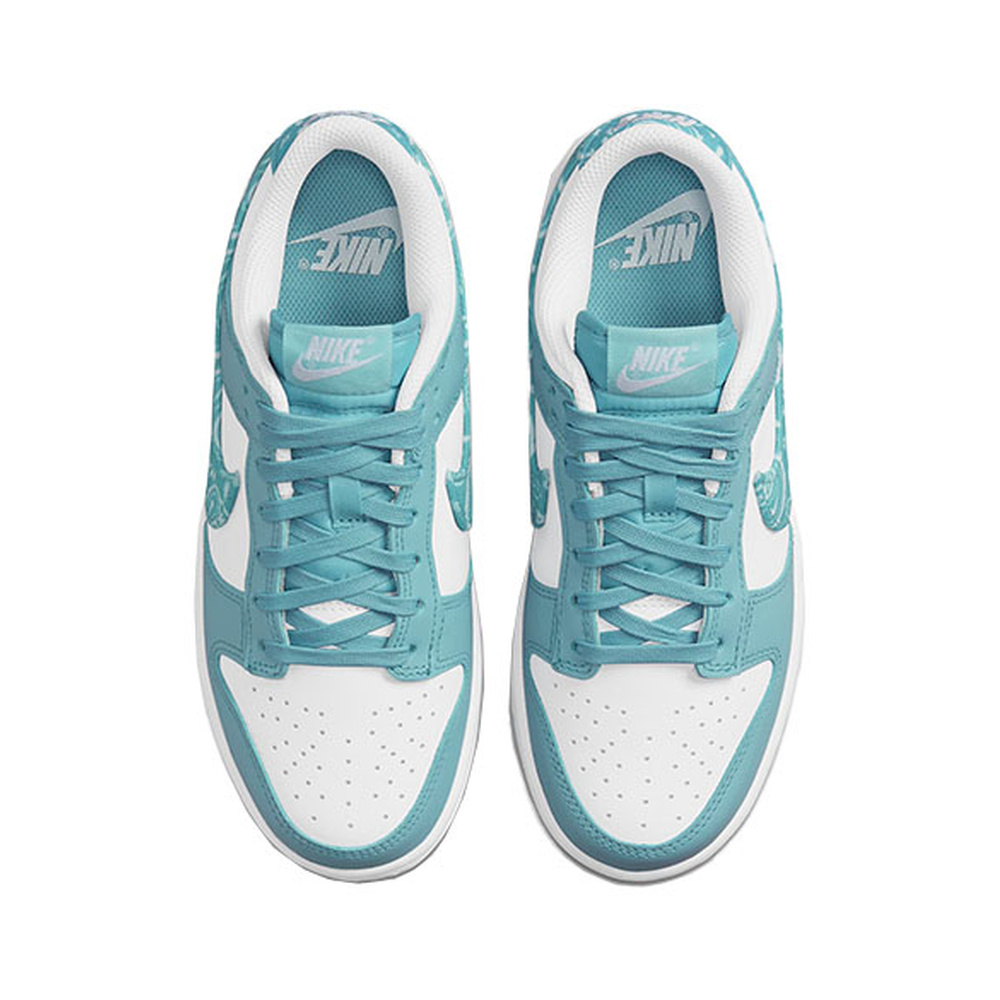 Nike Dunk Low 'White / White / Worn Blue / Worn Blue' Женские