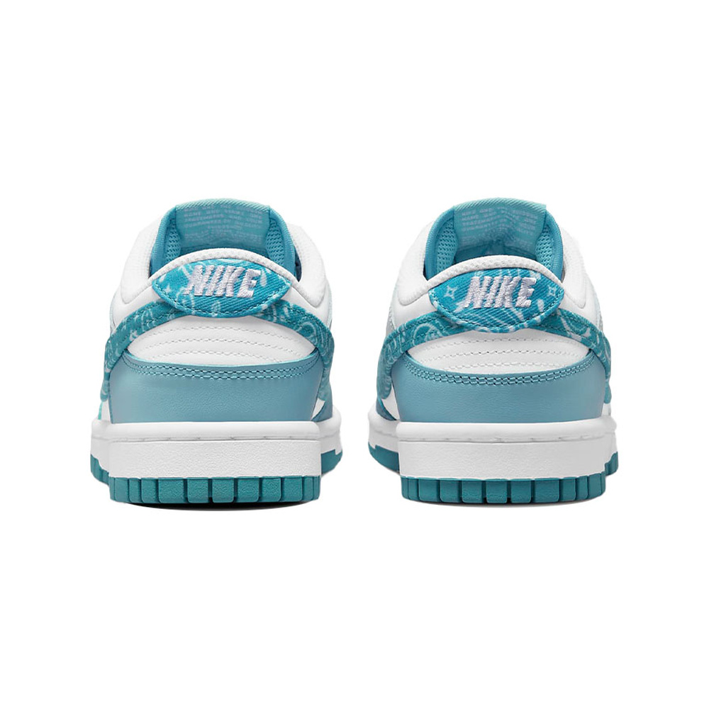 Nike Dunk Low 'White / White / Worn Blue / Worn Blue' Женские