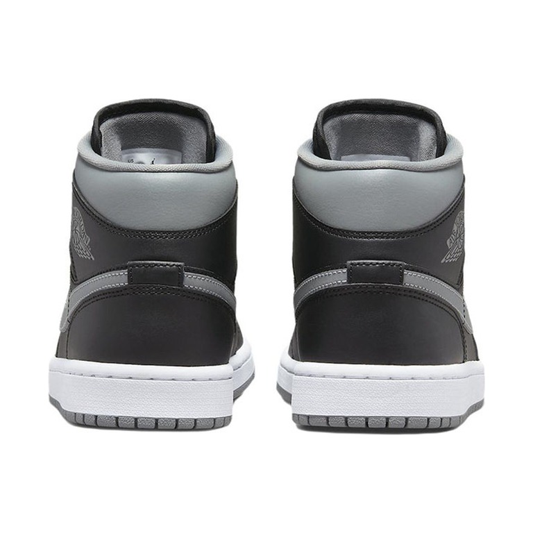 Air Jordan 1 Mid 'Shadow Basketball Black Grey' Женские