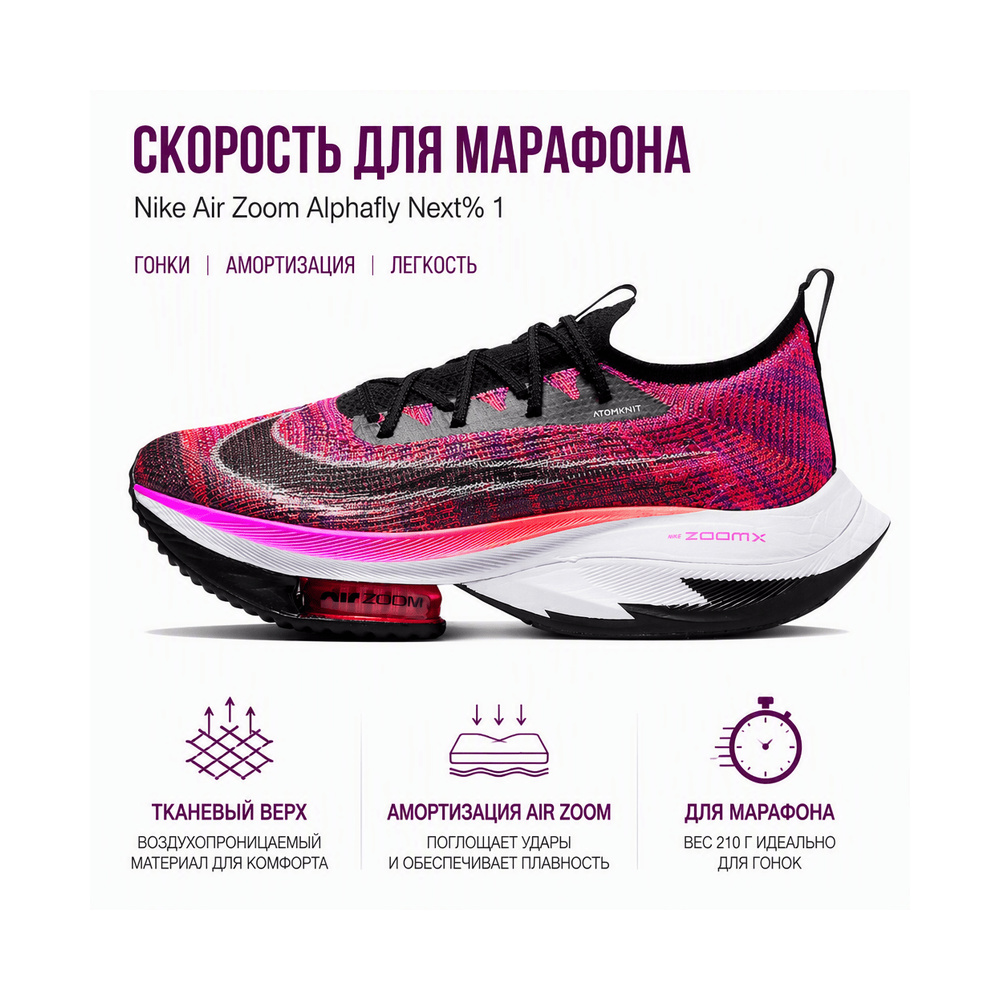 Nike Air Zoom Alphafly 'Doll / Celestine Blue / White / Hydrangeas' Женские