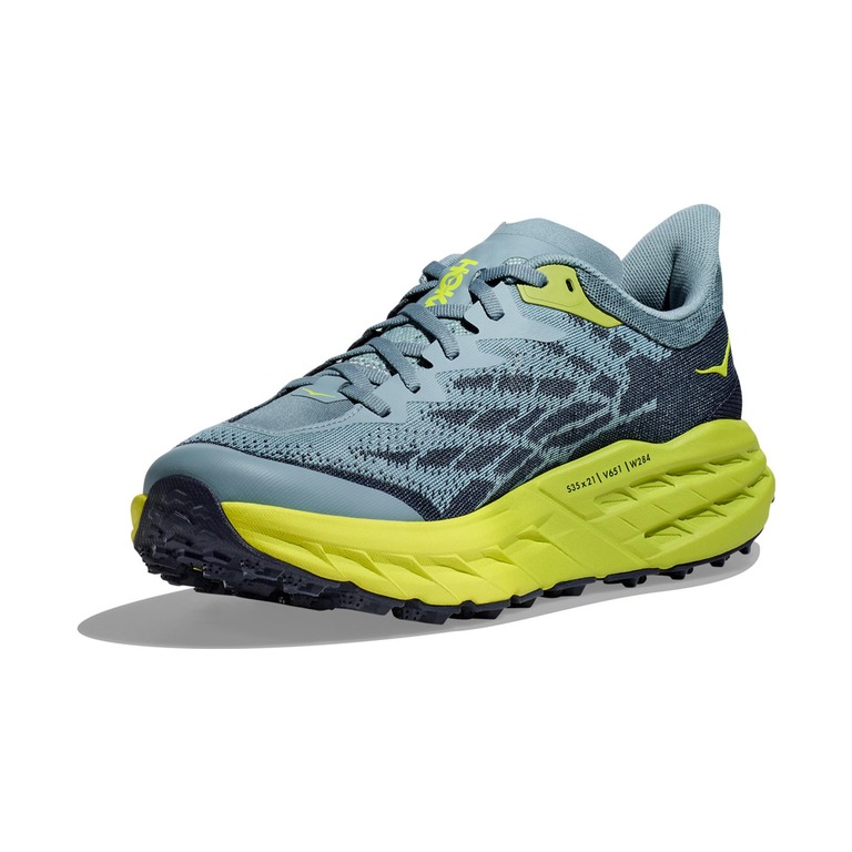 Hoka Speedgoat 5 'Stone Blue Citron' Мужские