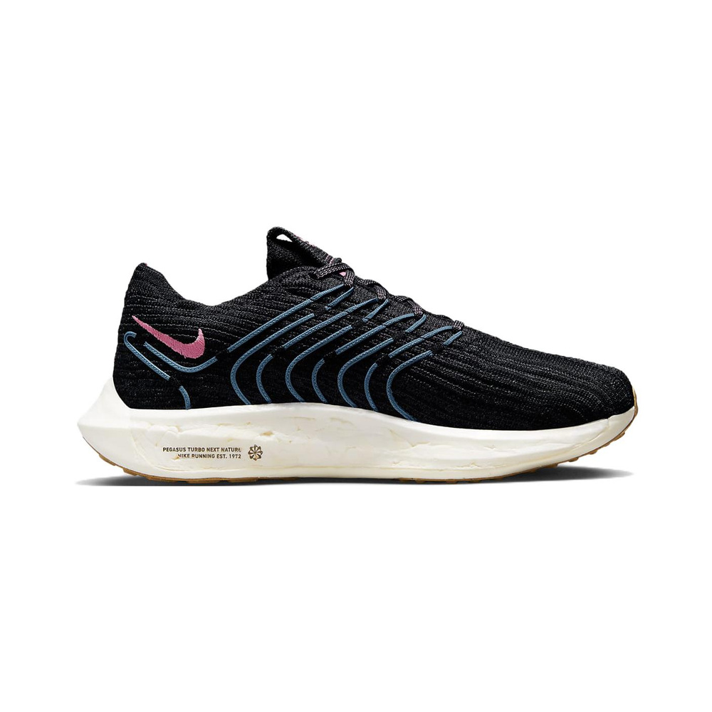 Nike Pegasus Turbo Next Nature 'Black Noise Aqua' Женские
