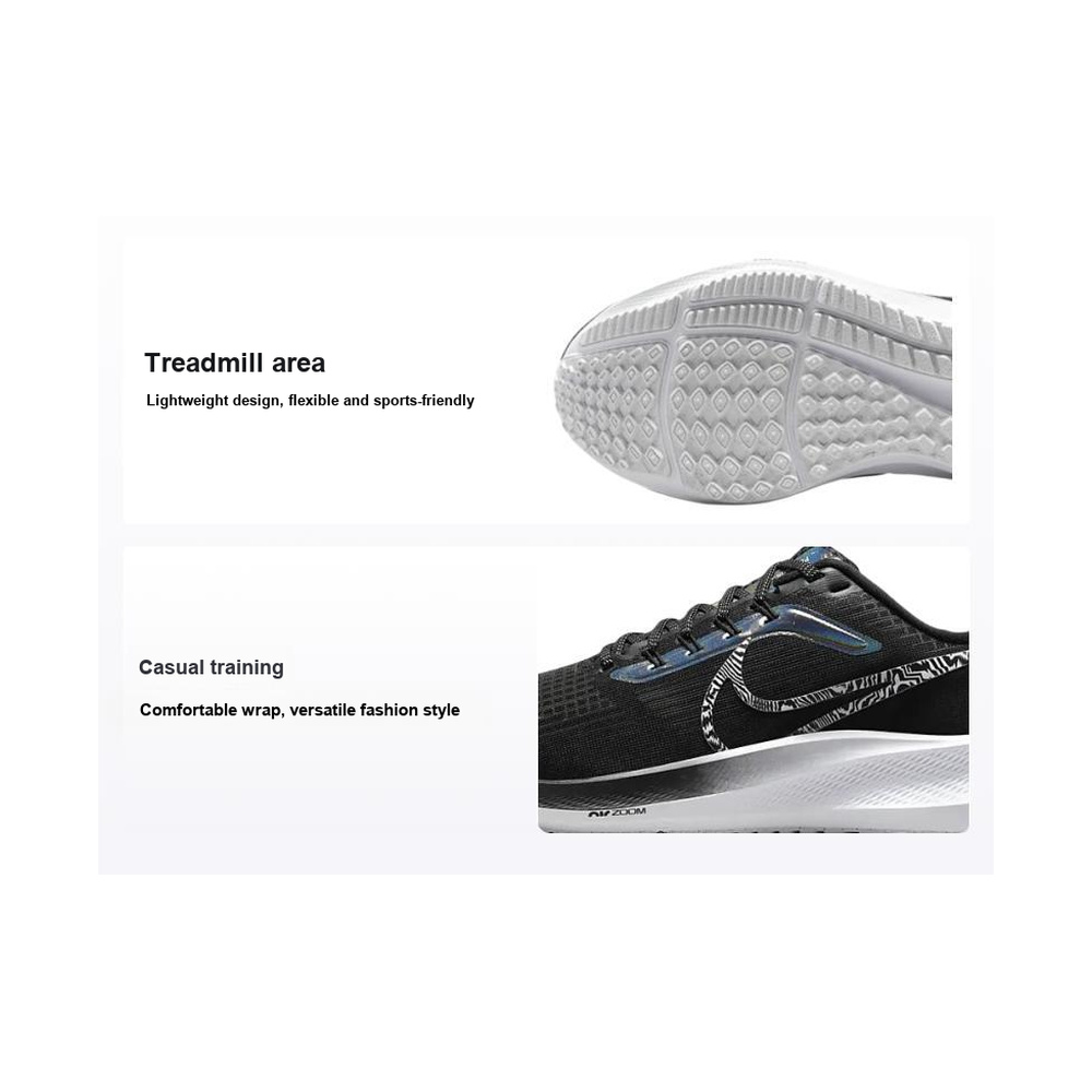 Nike Air Zoom Pegasus 39 'Black / Hyper Crimson / White / Chrome' Женские
