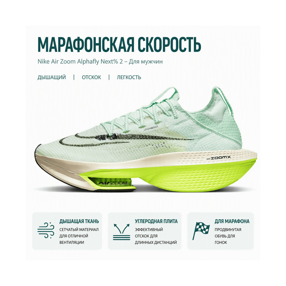 Nike Air Zoom Alphafly 'Obsidian' Мужские
