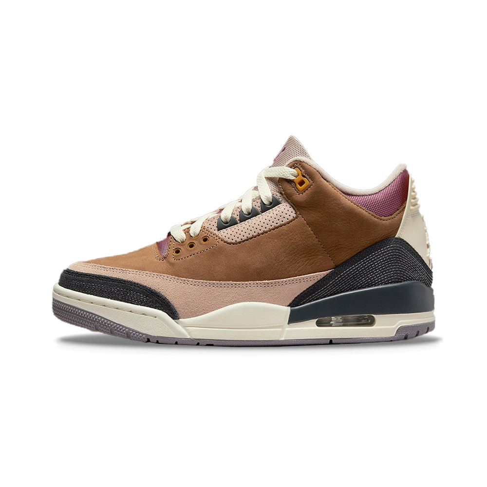 Air Jordan 3 'White / Black / Laser Crimson / Metallic Silver' Мужские