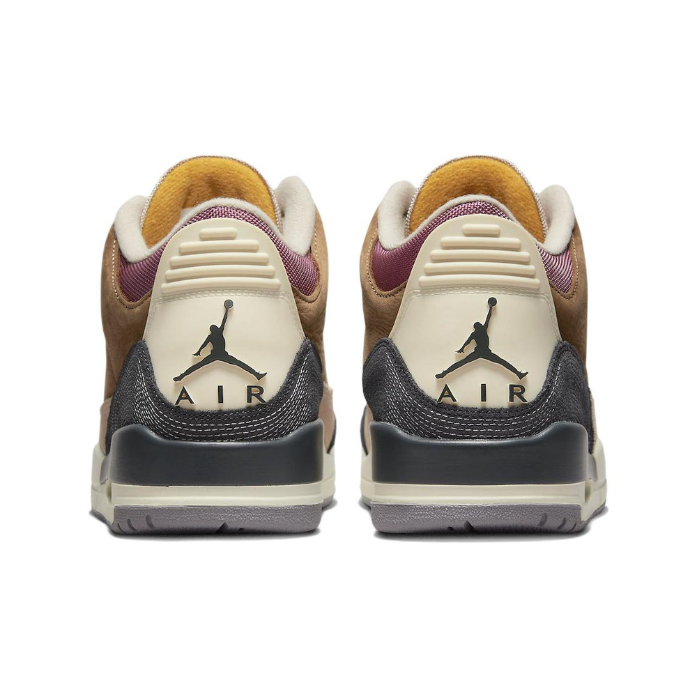 Air Jordan 3 'White / Black / Laser Crimson / Metallic Silver' Мужские