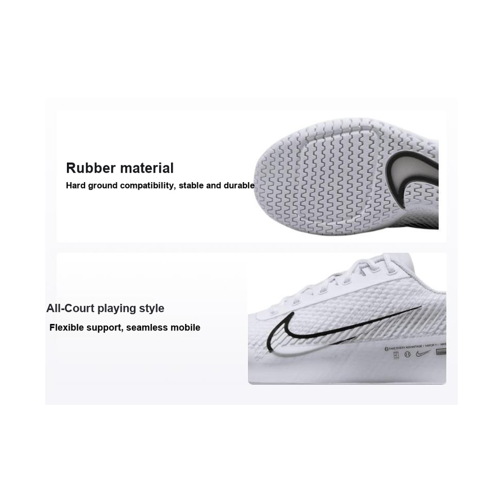 Nike Air Zoom Vapor 11 'White / Phantom / Summit White / Black' Женские