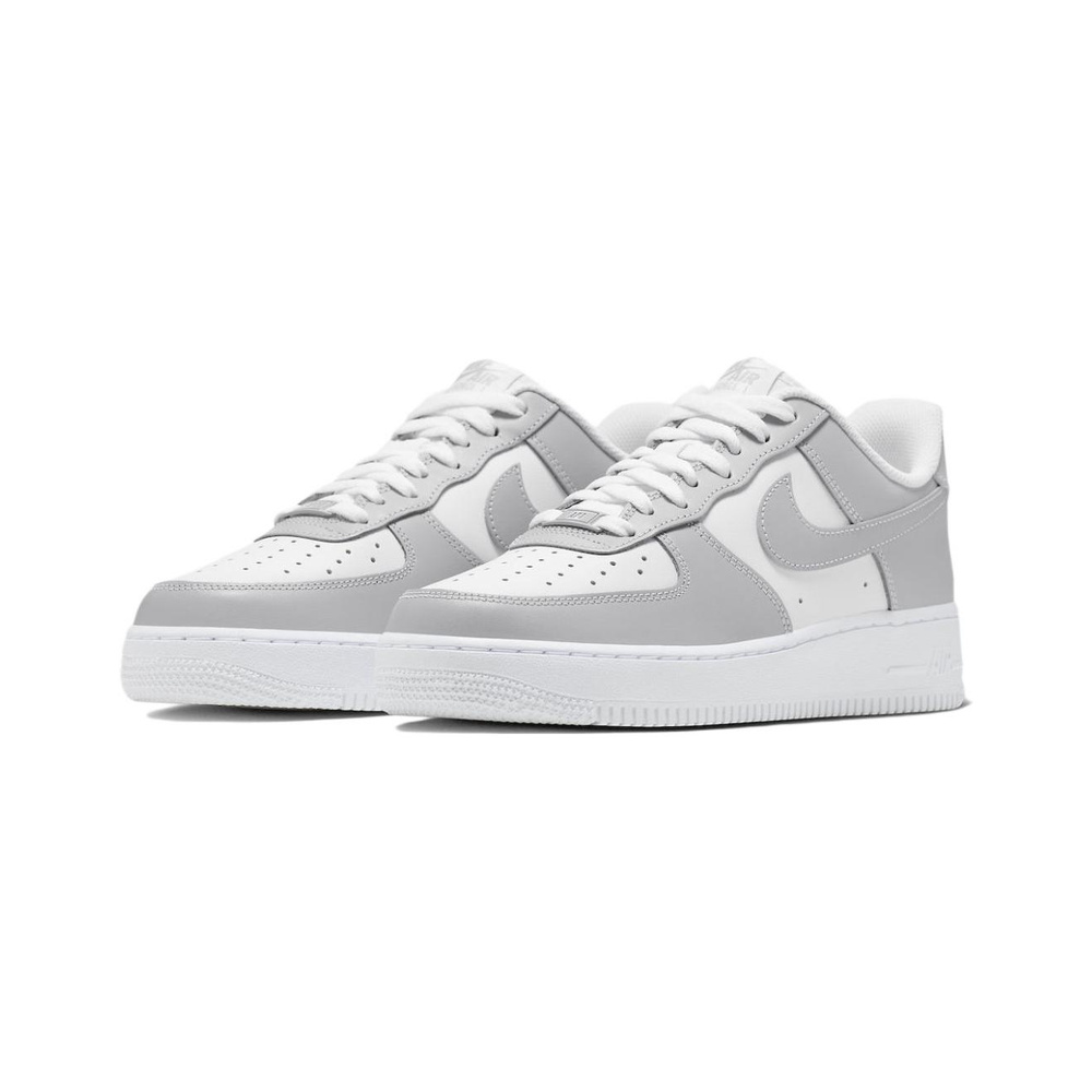 Nike Air Force 1 Low 'White / Light Smoke Grey' Мужские