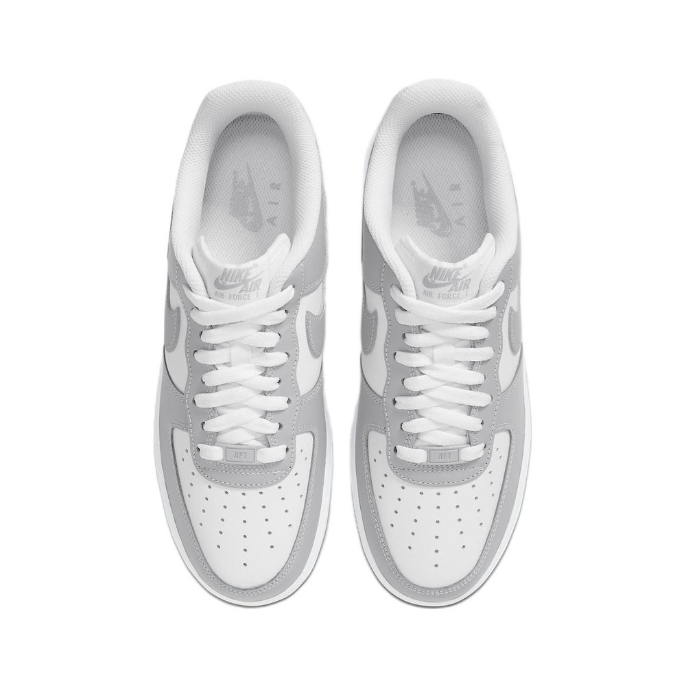 Nike Air Force 1 Low 'White / Light Smoke Grey' Мужские