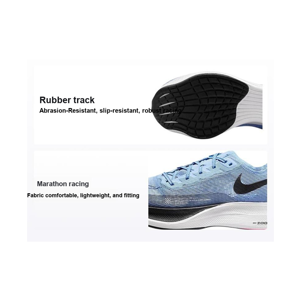 Nike Zoomx Vaporfly 'Obsidian / Lime Blast / Polar / Pink Foam' Мужские