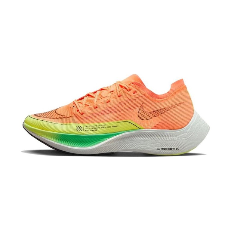 Nike Zoomx Vaporfly 'Obsidian / Lime Blast / Polar / Pink Foam' Женские