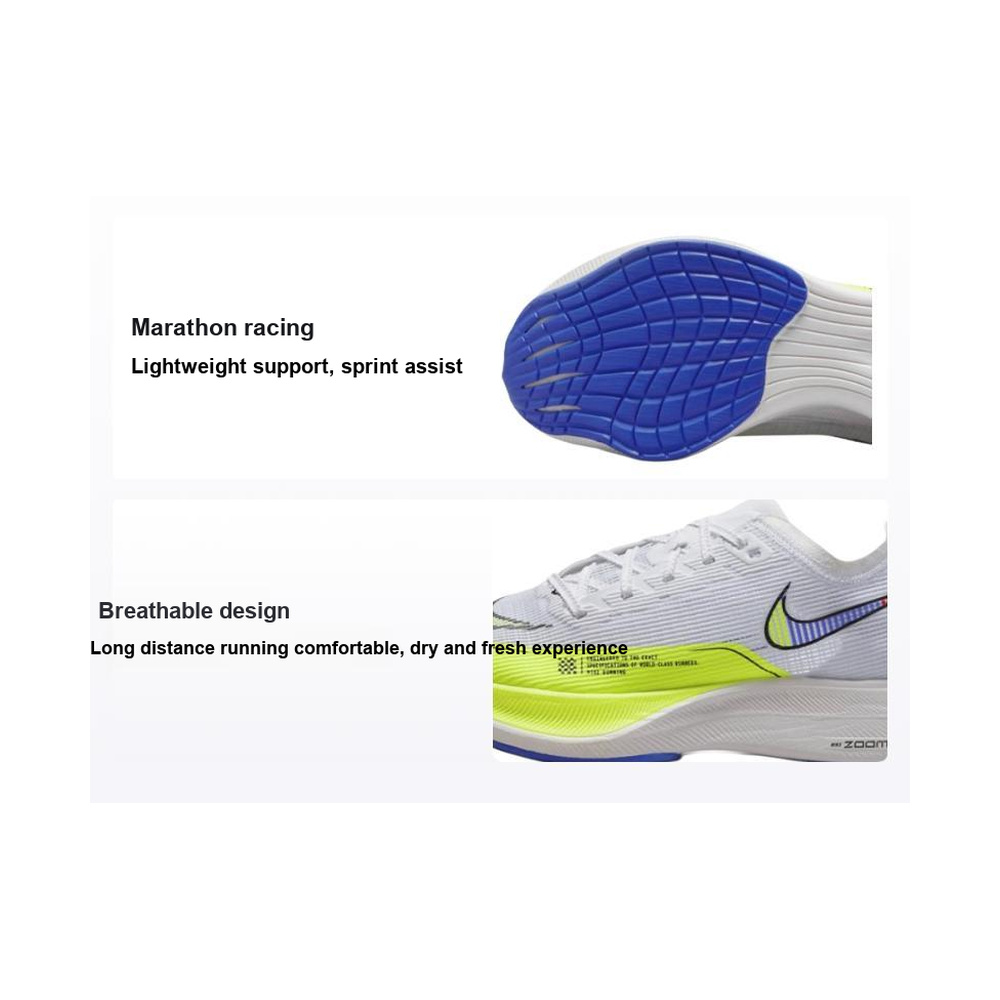 Nike Zoomx Vaporfly 'White / Work Blue / Wolf Grey' Женские