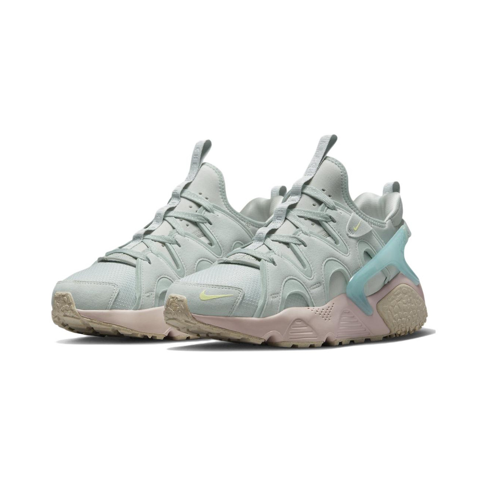 Nike Air Huarache 'Light Smoke Grey / Photon Dust / Hyper Crimson / Chrome' Женские