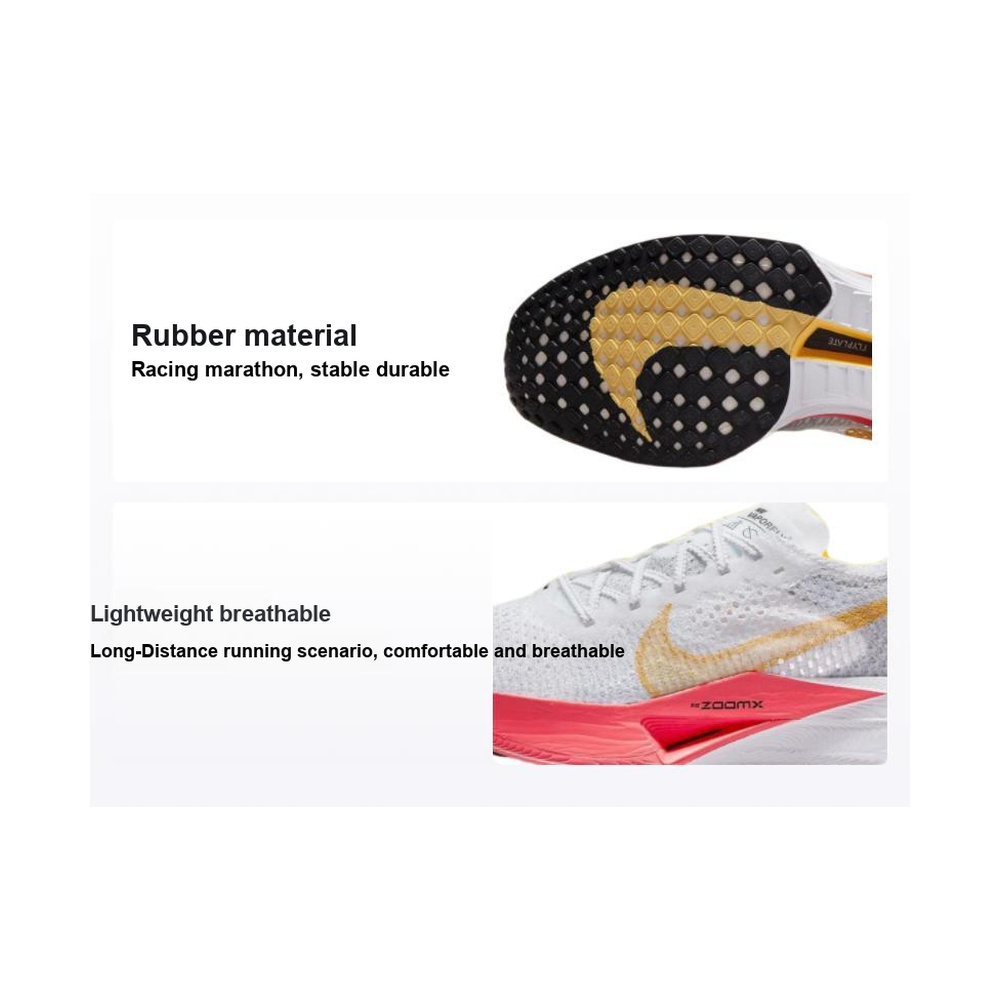 Nike Vaporfly 3 'White / Sea Coral / Pure Platinum / Topaz Gold' Женские