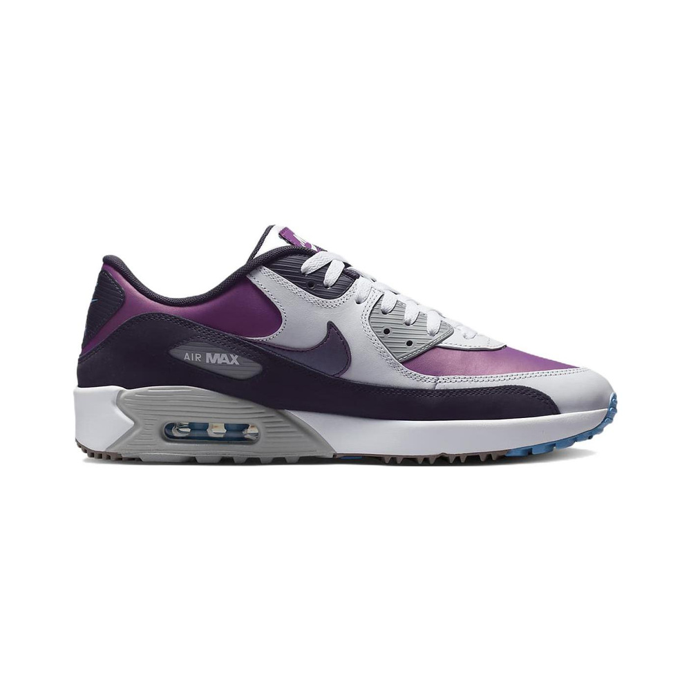 Nike Air Max 90 'White / Purple Smoke / University Blue / Cave Purple' Мужские