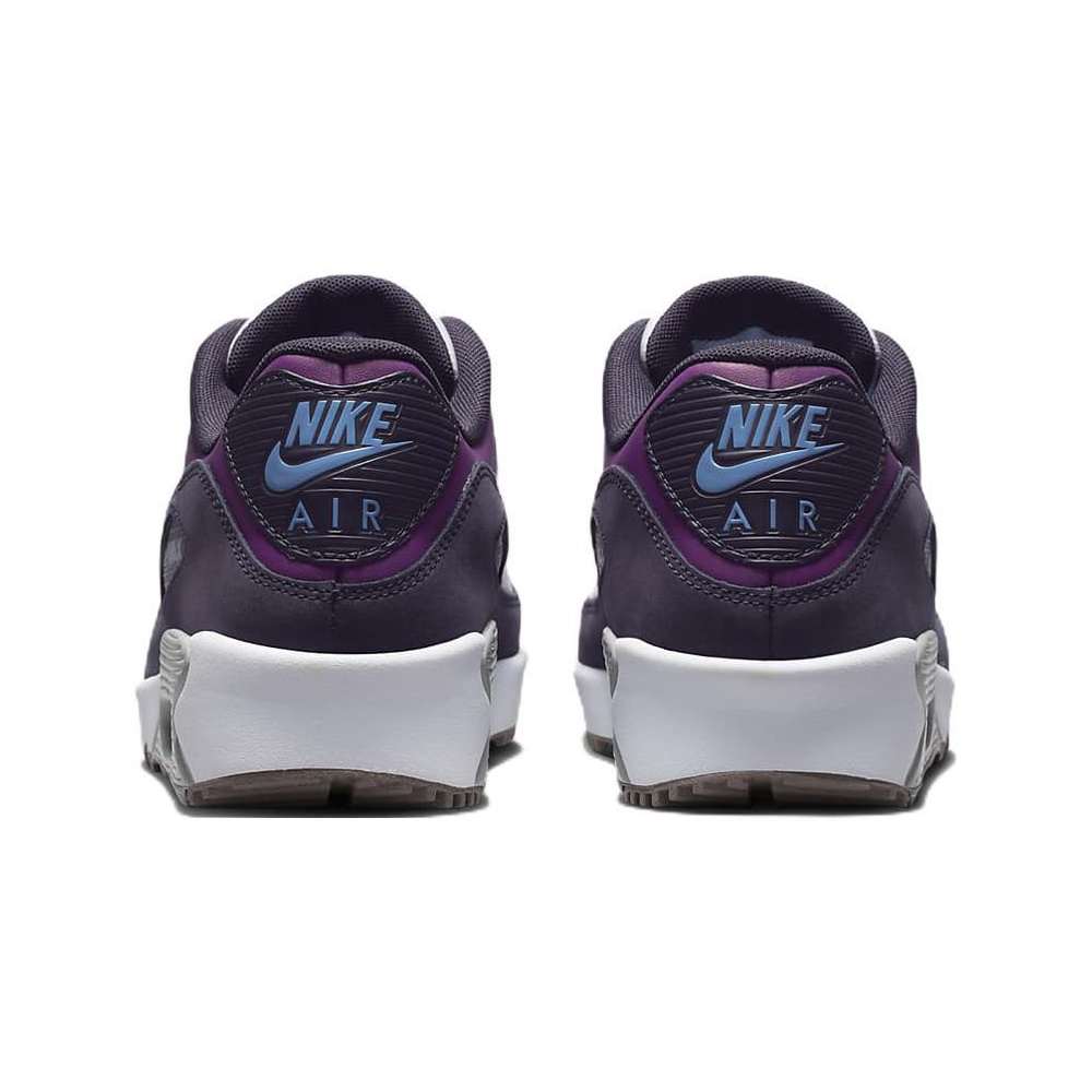 Nike Air Max 90 'White / Purple Smoke / University Blue / Cave Purple' Мужские