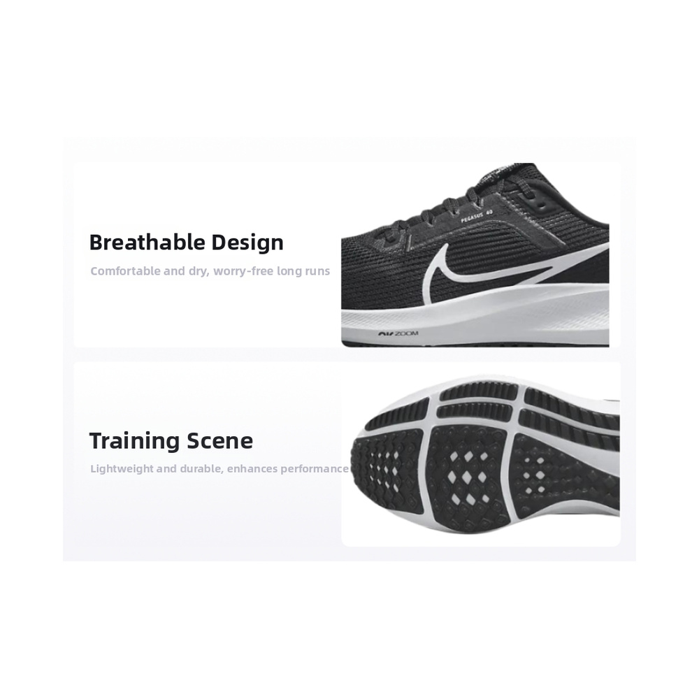 Nike Air Zoom Pegasus 40 'Black / Cool Grey / Anthracite' Женские