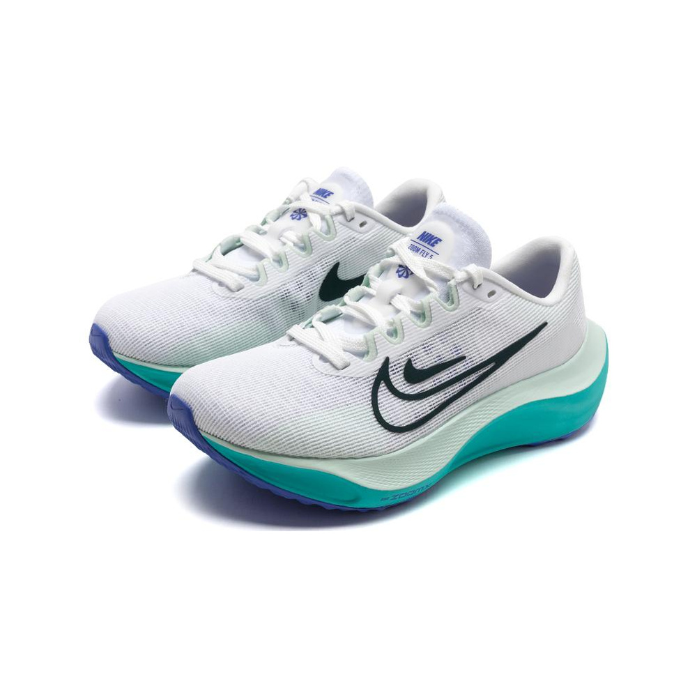 Nike Zoom Fly 5 'White / Pure Platinum / Metallic Silver / Dark Obsidian' Женские