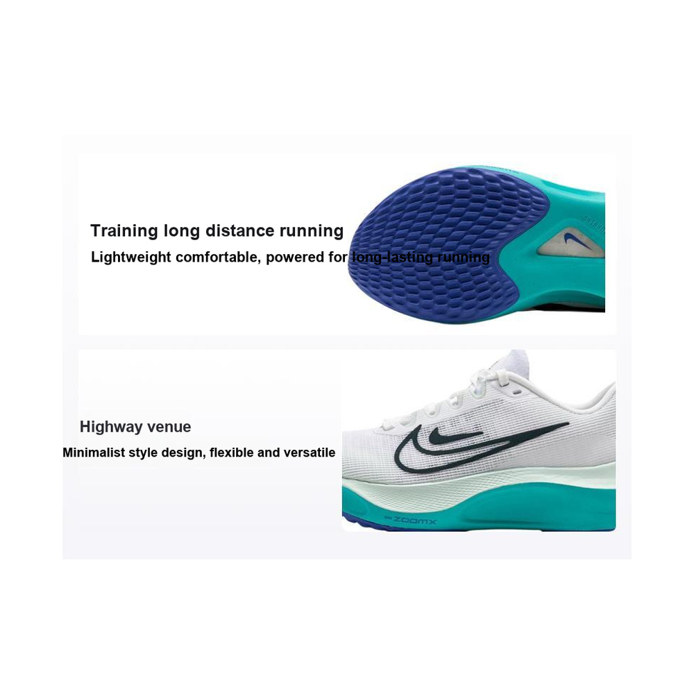 Nike Zoom Fly 5 'White / Pure Platinum / Metallic Silver / Dark Obsidian' Женские